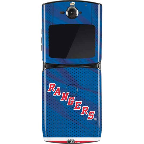 NHL New York Rangers Home Jersey Motorola RAZR Skin