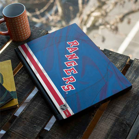 NHL New York Rangers Home Jersey MSI GS65 Stealth Laptop Skin