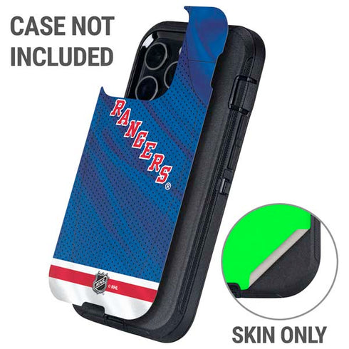 NHL New York Rangers Home Jersey Otterbox Defender iPhone Skin