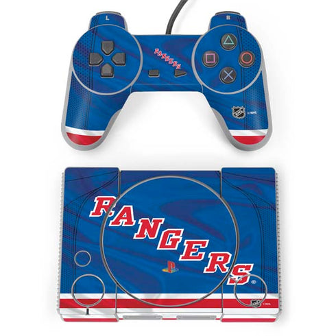 NHL New York Rangers Home Jersey PlayStation Classic Bundle Skin