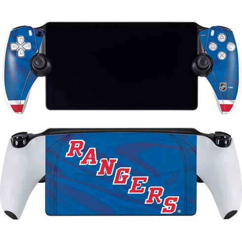 NHL New York Rangers Home Jersey PlayStation Portal Remote Player Skin