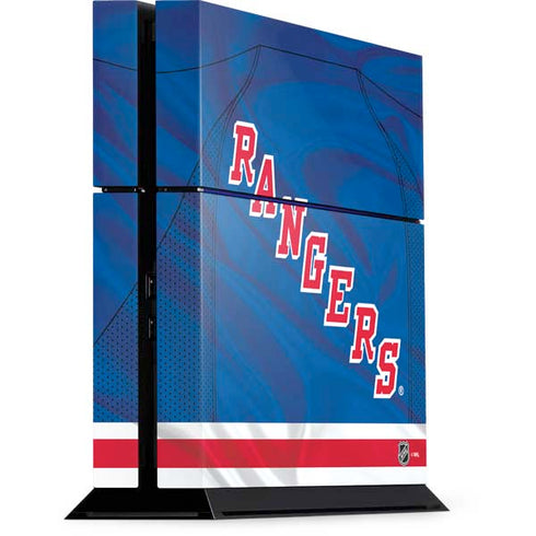 NHL New York Rangers Home Jersey PS4 Console Skin