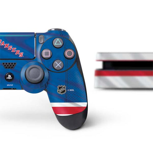 NHL New York Rangers Home Jersey PS4 Slim Bundle Skin