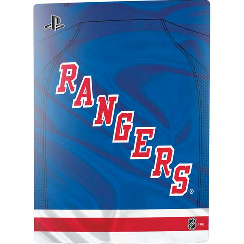 NHL New York Rangers Home Jersey PS5 Console Skin