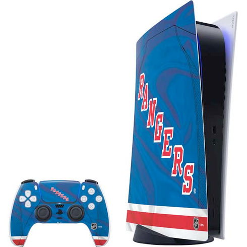 NHL New York Rangers Home Jersey PS5 Digital Edition Bundle Skin