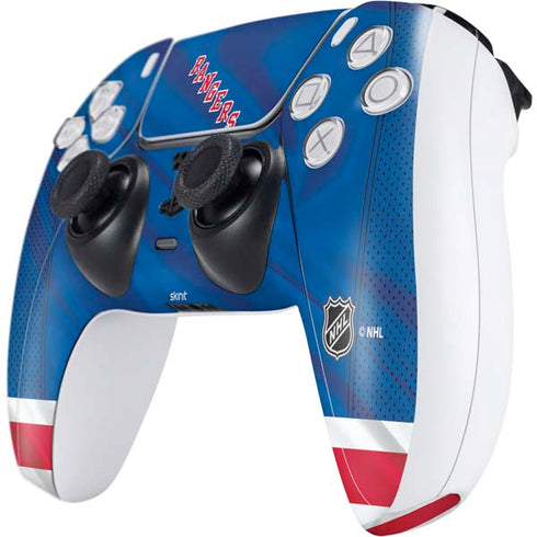 NHL New York Rangers Home Jersey PS5 Controller Skin