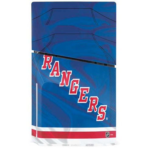 NHL New York Rangers Home Jersey PS5 Slim Disk Console Skin