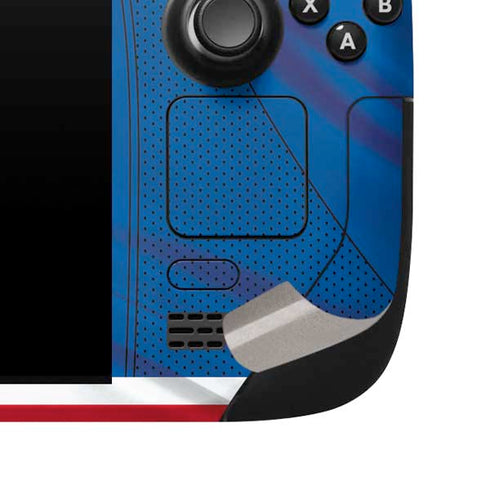 NHL New York Rangers Home Jersey Steam Deck Handheld Gaming Computer Skin