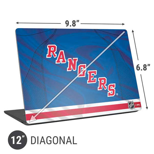 NHL New York Rangers Home Jersey Universal Laptop 12in (9.8 x 6.8in) Skin