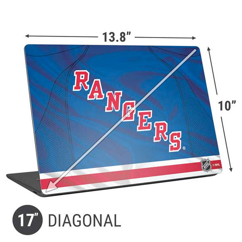 NHL New York Rangers Home Jersey Universal Laptop 17in (13.8 x 10in) Skin