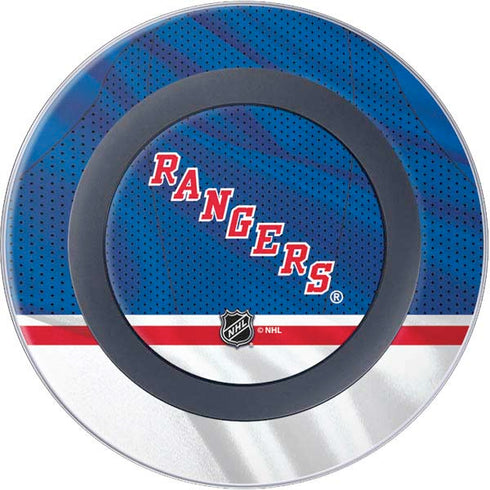 NHL New York Rangers Home Jersey Wireless Charger Skin