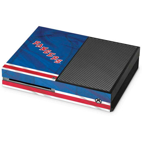 NHL New York Rangers Home Jersey Xbox One Console Skin