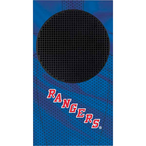 NHL New York Rangers Home Jersey Xbox Series S Console Skin