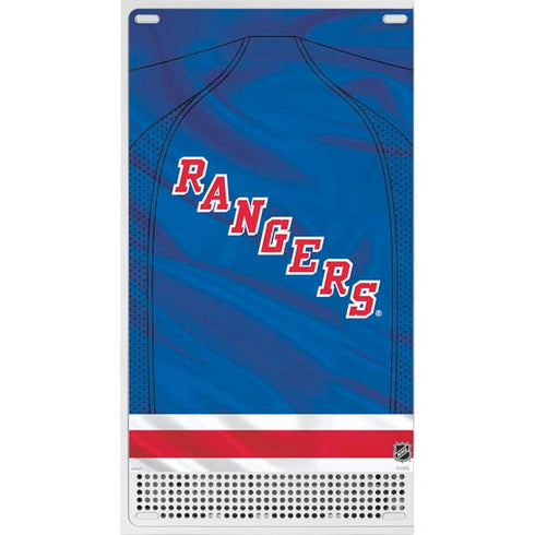 NHL New York Rangers Home Jersey Xbox Series S Console Skin