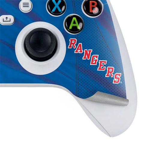 NHL New York Rangers Home Jersey Xbox Series S Controller Skin