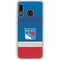 NHL New York Rangers Jersey Galaxy A20 Clear Case