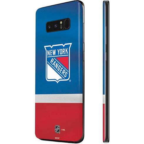 NHL New York Rangers Jersey Galaxy Note 8 Skin