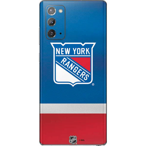 NHL New York Rangers Jersey Galaxy Note20 5G Skin