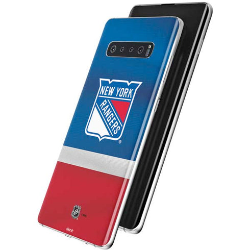 NHL New York Rangers Jersey Galaxy S10 Plus Skin