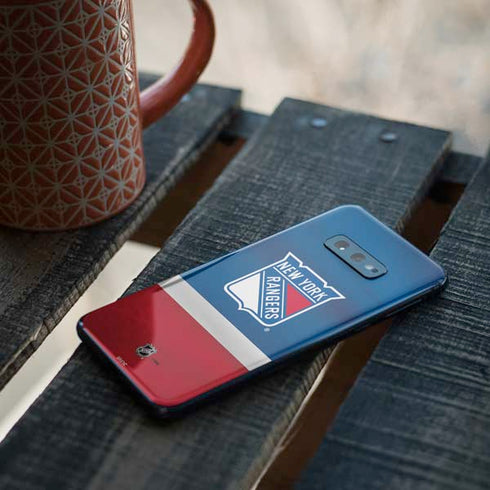 NHL New York Rangers Jersey Galaxy S10e Skin