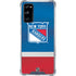 NHL New York Rangers Jersey Galaxy S20 FE Clear Case