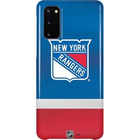 NHL New York Rangers Jersey Galaxy S20 Lite Case