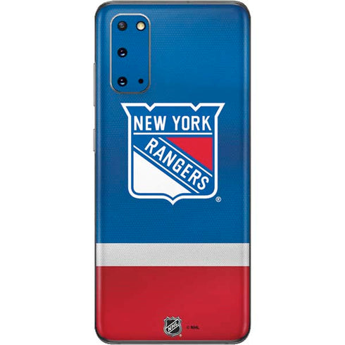NHL New York Rangers Jersey Galaxy S20 Skin