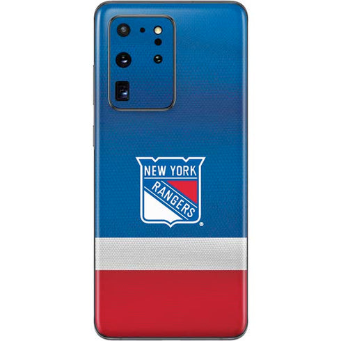 NHL New York Rangers Jersey Galaxy S20 Ultra 5G Skin