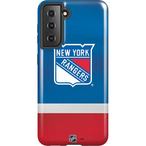 NHL New York Rangers Jersey Galaxy S21 5G Pro Case