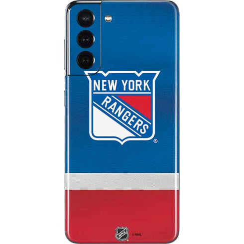 NHL New York Rangers Jersey Galaxy S21 5G Skin