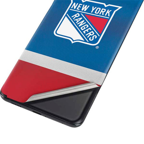 NHL New York Rangers Jersey Galaxy S21 Plus 5G Skin