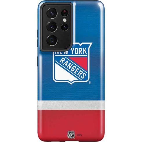 NHL New York Rangers Jersey Galaxy S21 Ultra 5G Pro Case