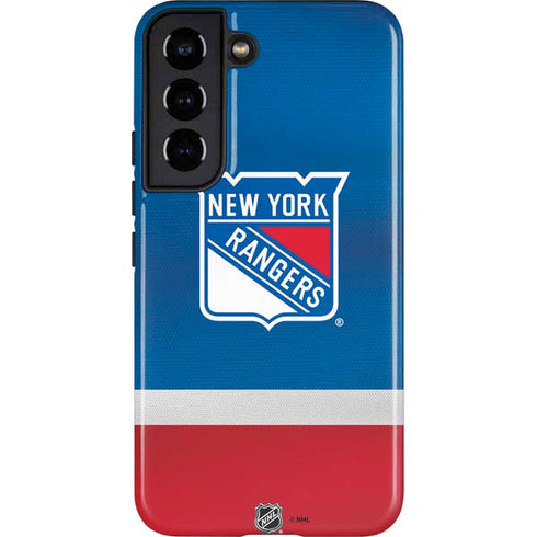 NHL New York Rangers Jersey Galaxy S22 Pro Case