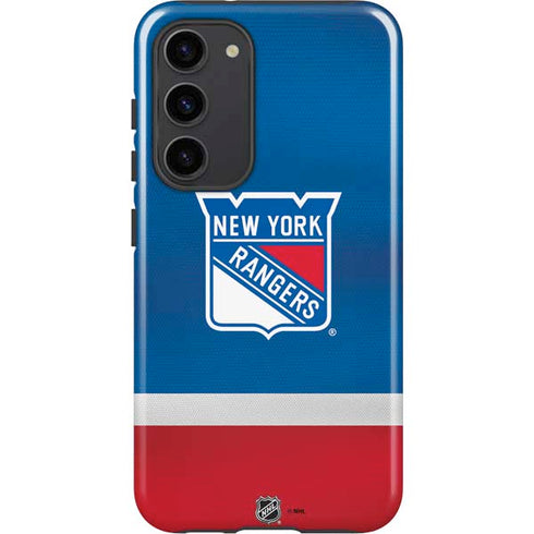 NHL New York Rangers Jersey Galaxy S23 Plus Pro Case