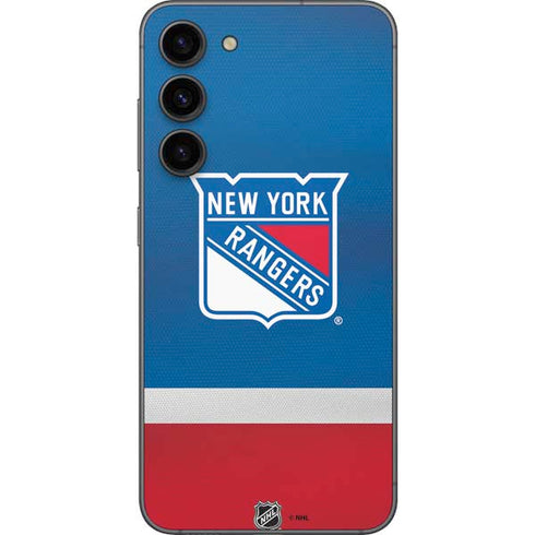 NHL New York Rangers Jersey Galaxy S23 Plus Skin