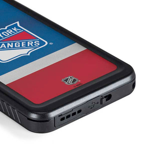 NHL New York Rangers Jersey Galaxy S23 Plus Waterproof Case