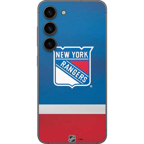 NHL New York Rangers Jersey Galaxy S23 Skin