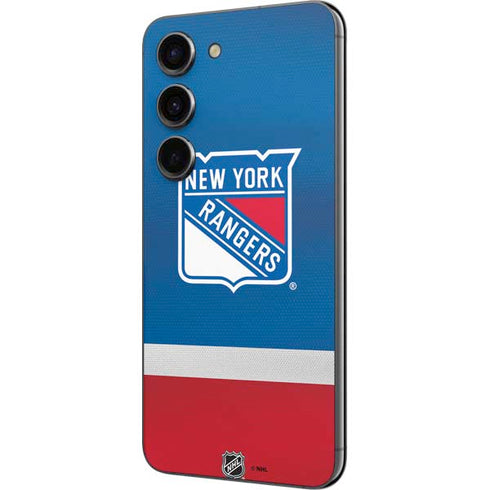 NHL New York Rangers Jersey Galaxy S23 Skin