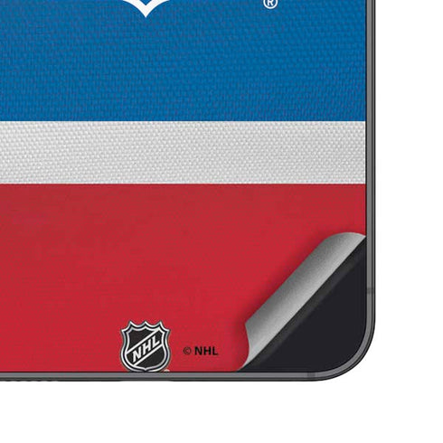 NHL New York Rangers Jersey Galaxy S23 Skin