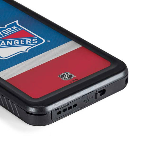 NHL New York Rangers Jersey Galaxy S23 Waterproof Case