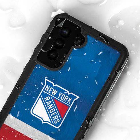 NHL New York Rangers Jersey Galaxy S23 Waterproof Case