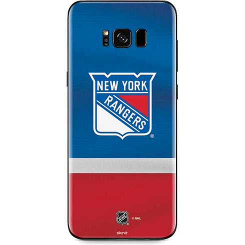 NHL New York Rangers Jersey Galaxy S8 Skin