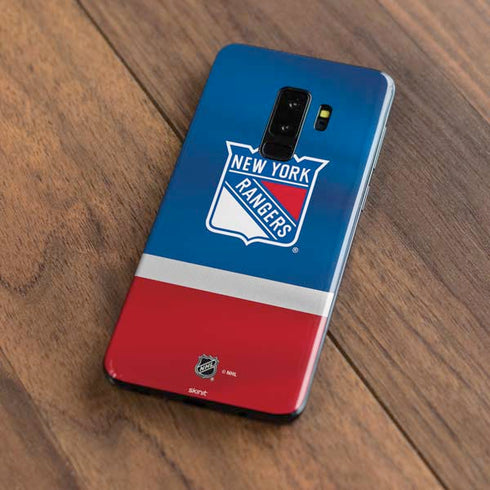 NHL New York Rangers Jersey Galaxy S9 Plus Skin