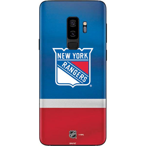 NHL New York Rangers Jersey Galaxy S9 Plus Skin