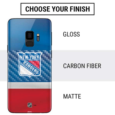 NHL New York Rangers Jersey Galaxy S9 Skin