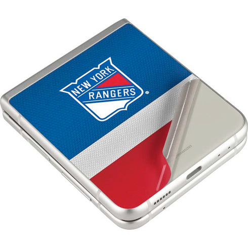 NHL New York Rangers Jersey Galaxy Z Flip3 5G Skin