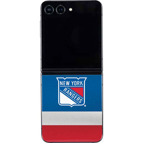 NHL New York Rangers Jersey Galaxy Z Flip5 5G Skin