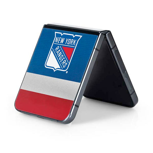 NHL New York Rangers Jersey Galaxy Z Flip5 5G Skin