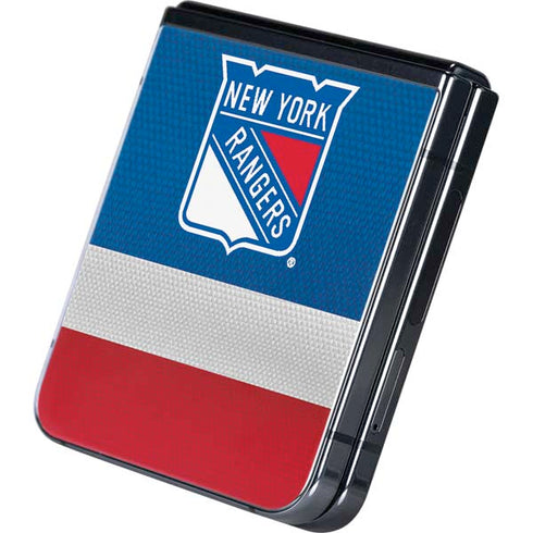 NHL New York Rangers Jersey Galaxy Z Flip5 5G Skin