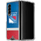 NHL New York Rangers Jersey Galaxy Z Fold4 5G Clear Case